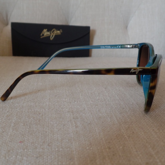 Maui Jim OCEAN Tortoise-Peacock Frame w/ Bronze Lens - Picture 4 of 10